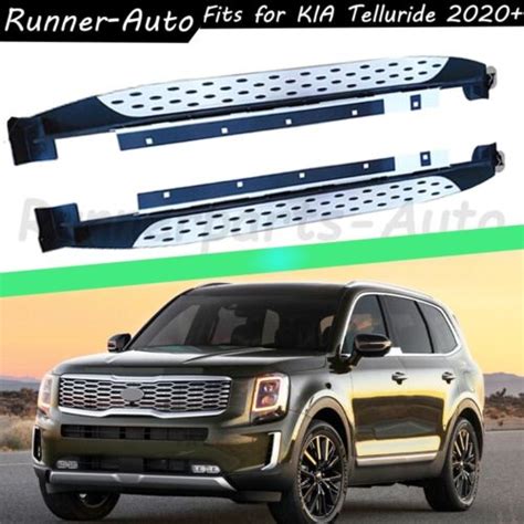 Running Board Side Step Pedal Nerf Bar Fits For KIA Telluride 2020 2023