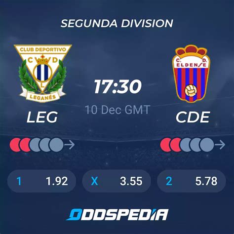 CD Leganes vs Eldense» Predictions, Odds, Live Score & Stats