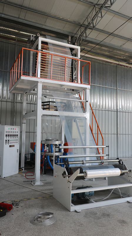 High Speed Pe Hdpe Ldpe Plastic Extruder Film Blowing Machine China