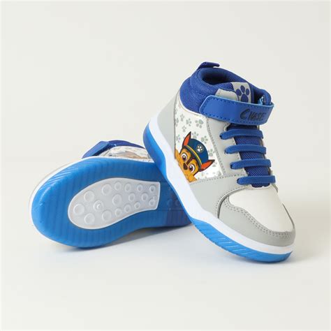 Ripley Zapatilla Con Luces Ni O Chase Paws Azul Paw Patrol