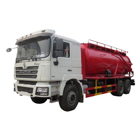 Shacman 6X4 16m3 18000liters 20m3 Sewage Cleaning Tank Truck For Urban