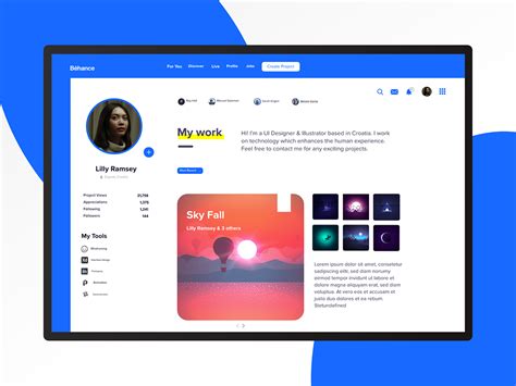 Behance Web Redesign On Behance