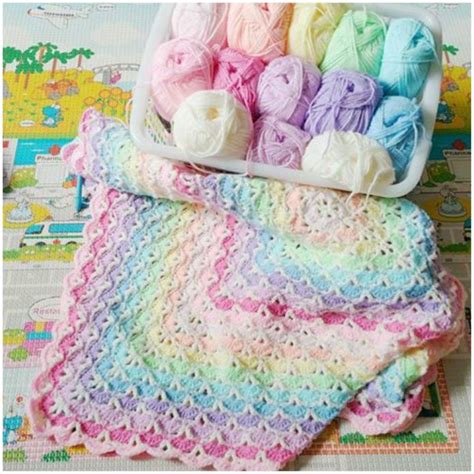 Full of Shells Blanket Crochet Pattern Free - Styles Idea