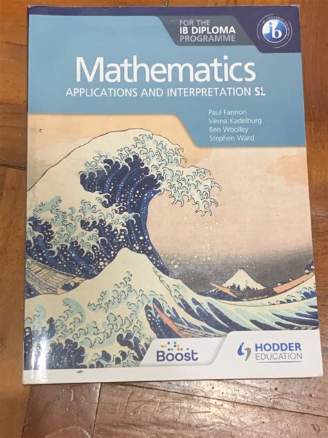 Ib Math Applications And Interpretations Standard Level Textbook