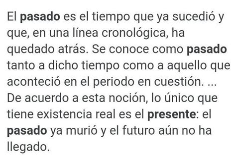 Definición De Pasado Qué Es Significado Y Concepto