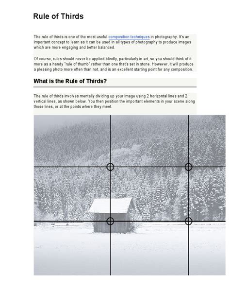 The Rule of Thirds Is One of The Most Useful Composition Techniques in ...