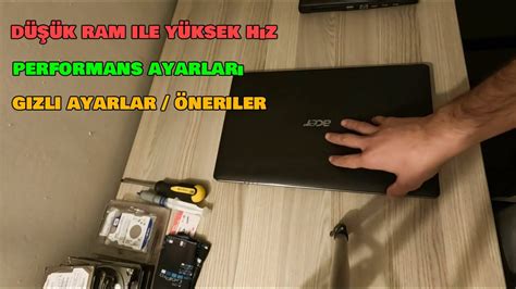 Bilgisayar H Zland Rma Pc Performans N Artt Rma Ayarlar Gb Ram