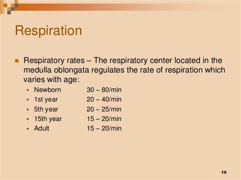 Respiration Rate Chart For Adults Kanmer