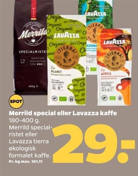 Merrild Special Eller Lavazza Kaffe Tilbud Hos Netto