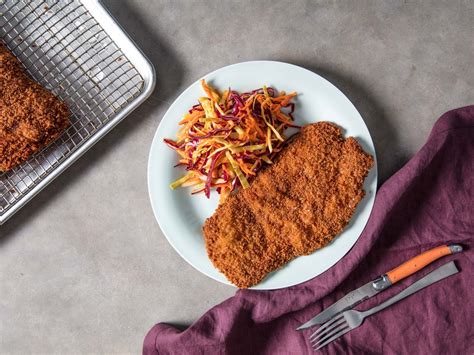 Pork Schnitzel Breaded And Fried Pork Cutlet Singapore Food