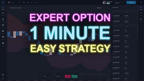 Expert Option Easy Strategy 1 Minute Trading Youtube