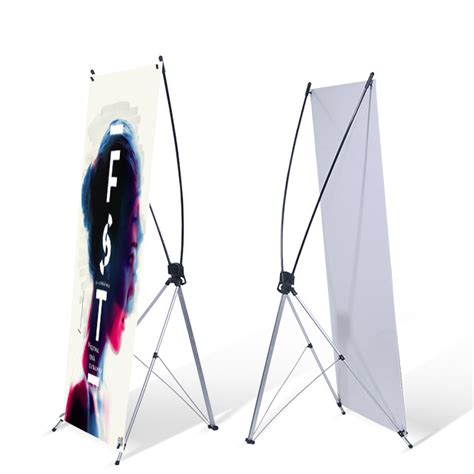 Outdoor Advertising Tripod Spider X Frame Stand Standing Banner Holder