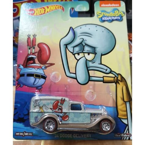 Dodge Delivery Spongebob Squarepants Hot Wheels Shopee Malaysia