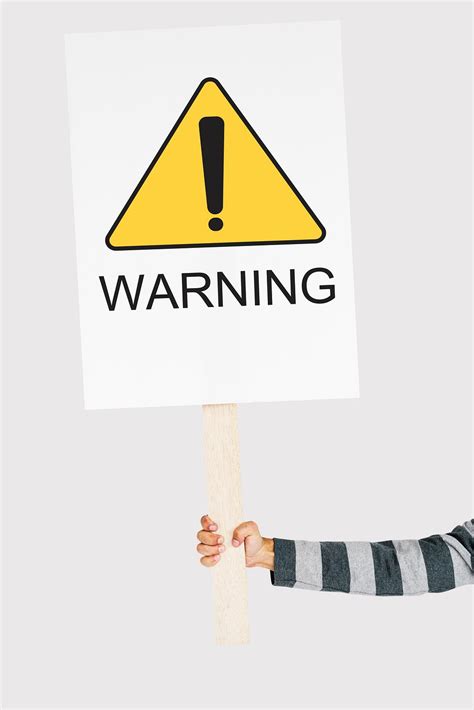 illustration  strong magnetic field warning royalty  stock