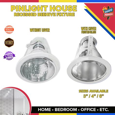 Pinlight Recessed Housing Beehive Led E Fixture Frosted Glass