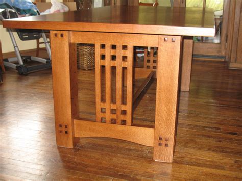 Arts & Crafts Inspired Dining Table - FineWoodworking