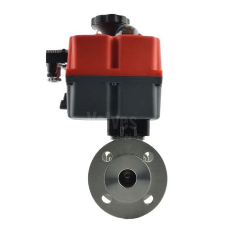 J J Electric Actuated Pn Flanged Stainless Steel Ball Valve Valves