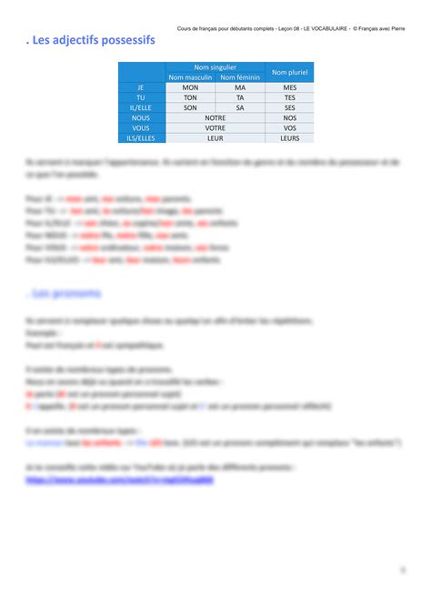 Solution Coursdebutantslecon Levocabulaire Studypool