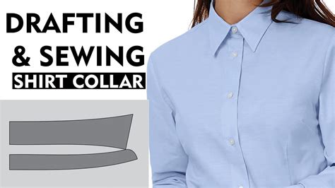 How To Draft And Sew Shirt Collar Sewing Tutorial For Beginners