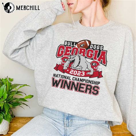 UGA 2023 National Championship Shirt Winners Georgia Bulldogs Women's ...