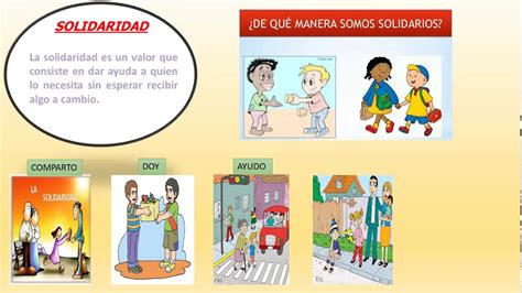 Tutoria El Valor De La Solidaridad Youtube