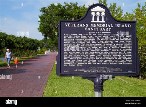 Vero Beach Florida Riverside Park Veterans Memorial Island Sanctuary