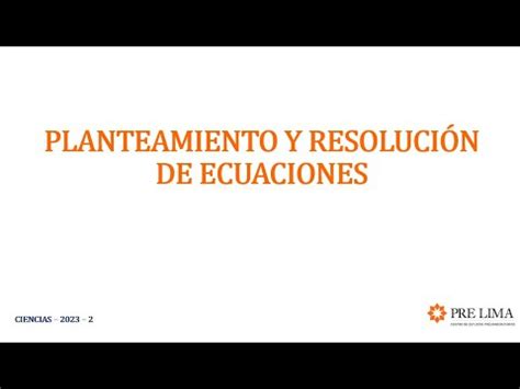 Teoría Planteamiento de ecuaciones YouTube