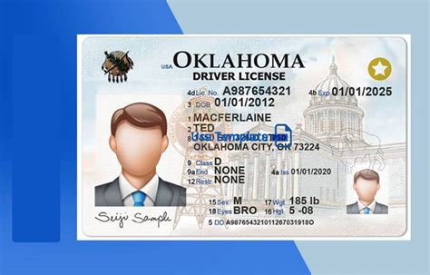 Driver S License Template Fully Editable PSD Templates