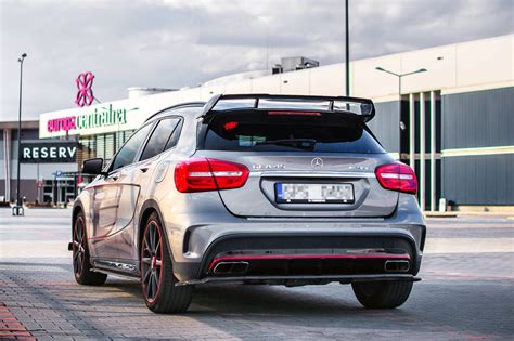 SPOILER EXTENSION MERCEDES BENZ GLA 45 AMG SUV X156 PREFACE Gloss