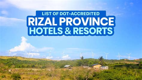 DOT-Accredited Hotels & Resorts in RIZAL (Antipolo, Tanay, San Mateo ...