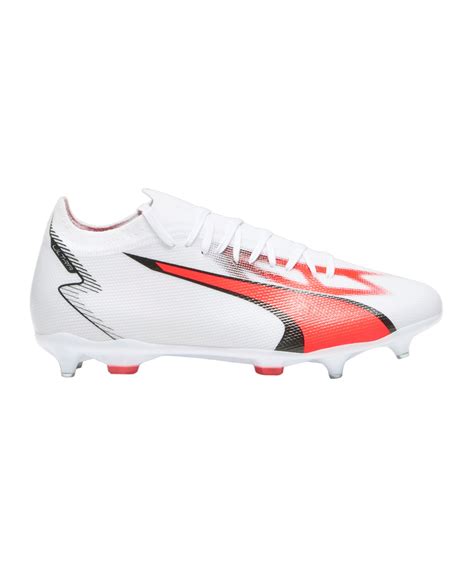 Puma Ultra Match Mxsg Breakthrough Weiss Rot F Fussballschuh Stollen