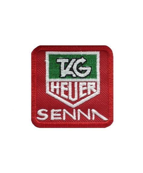 0417 Embroidered Badge Patch Sew On 61mmX61mm TAG HEUER AYRTON SENNA