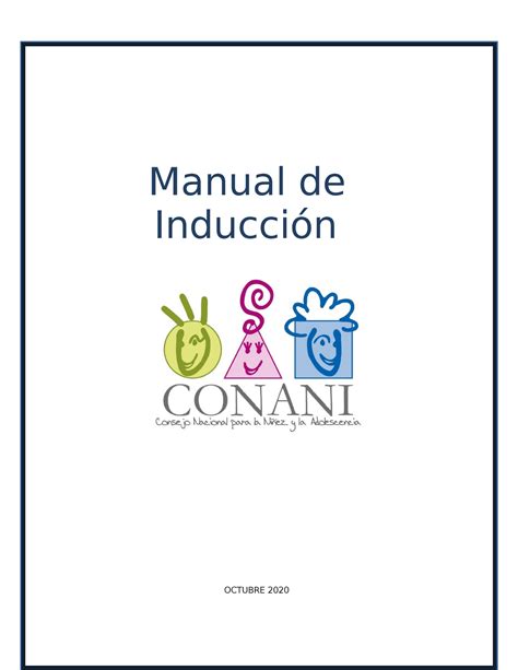 Clase Manual DE Induccion Manual de Inducción OCTUBRE 2020 INDICE