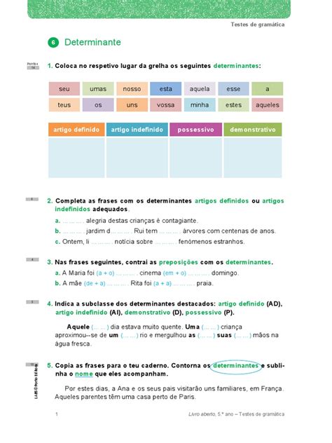 Lab5 Teste Gram 5 Determinantes Pdf