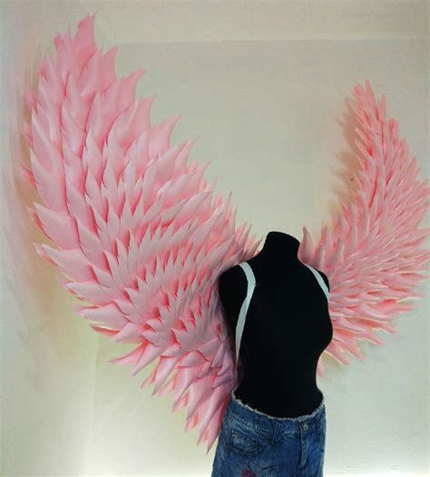 Pink Angel Wings Costume Victoria Secret Wings Cosplay Angel Etsy