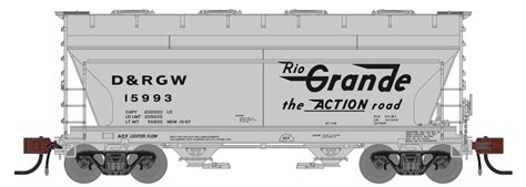 N Scale Athearn 1287 Covered Hopper 2 Bay ACF Centerflow