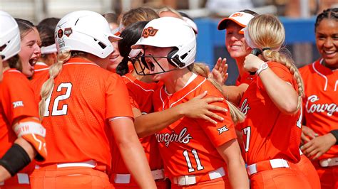 Oklahoma State Cowgirls Receive In State Path To Ncaa Softball Wcws