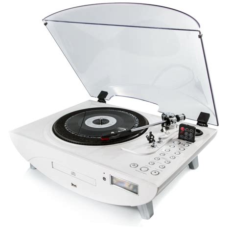 Gpo Juve Turntablerecord Player White Black By Design