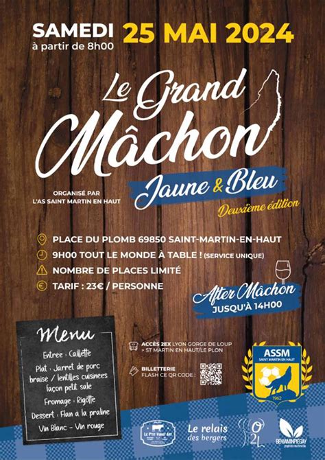 Le Grand M Chon Jaune Et Bleu Monts Actus