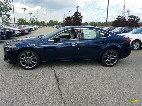 2017 Deep Crystal Blue Mica Mazda Mazda6 Grand Touring 120534916 Photo