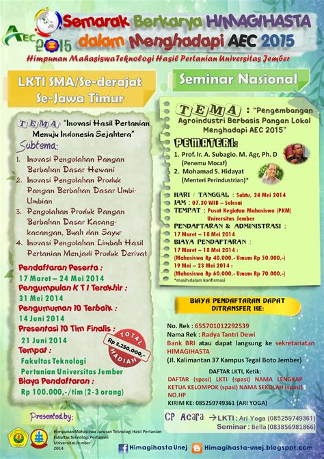 Dapur Karya Ilmiah Remaja Unej Lomba Karya Tulis Ilmiah