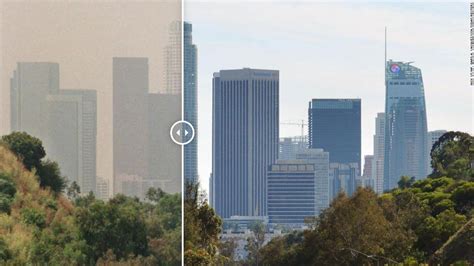 Los Angeles Has Notoriously Polluted Air But Right Now It Has Some Of