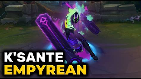 Empyrean K Sante Skin Preview League Of Legends Youtube