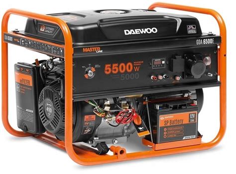 Daewoo Gda 6500E Agregat Generator Prądotwórczy Z Rozrusznikiem 1X16A