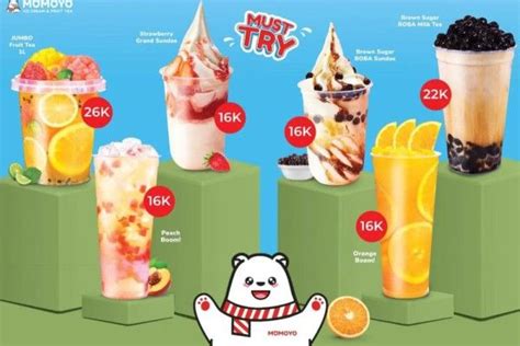 Perbedaan Menu Mixue Dan Momoyo Kamu Suka Yang Mana Sundae Food Peach