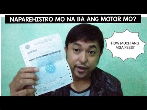 First Time Parehistro Ng Motor LTO Registration Jei Bee TV Vlog 24