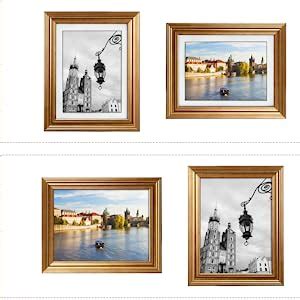 RLAVBL Cadre Photo 15x20 CM Avec Passe Partout Lot De 6 Cadres Photos