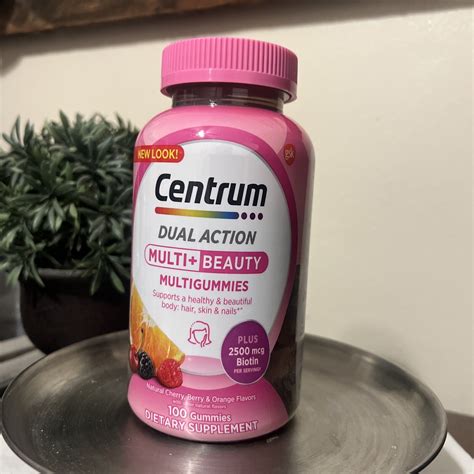 Centrum Multigummies Multi Beauty Dual Action 100 Count Pack Of 1 Ex