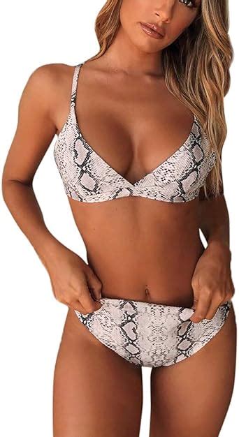 Amazon HHmei Women Fashion Push Up Padded Bra Beach Bikini Set