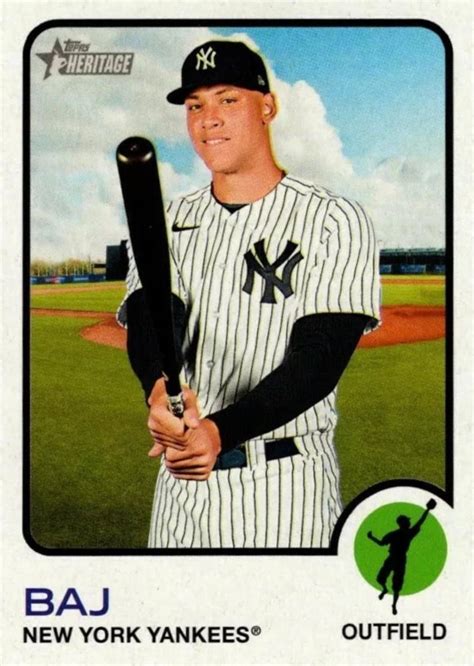 Topps Heritage Aaron Judge Trading Card Database